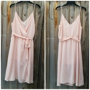 NWOT Leith Blush Flowy Romper Dress